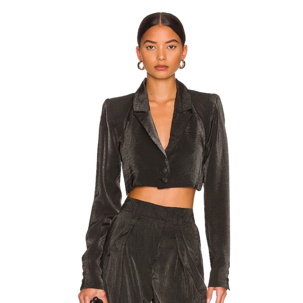 x REVOLVE Cardella Cropped Blazer  House of Harlow 1960 Size Small - NWT